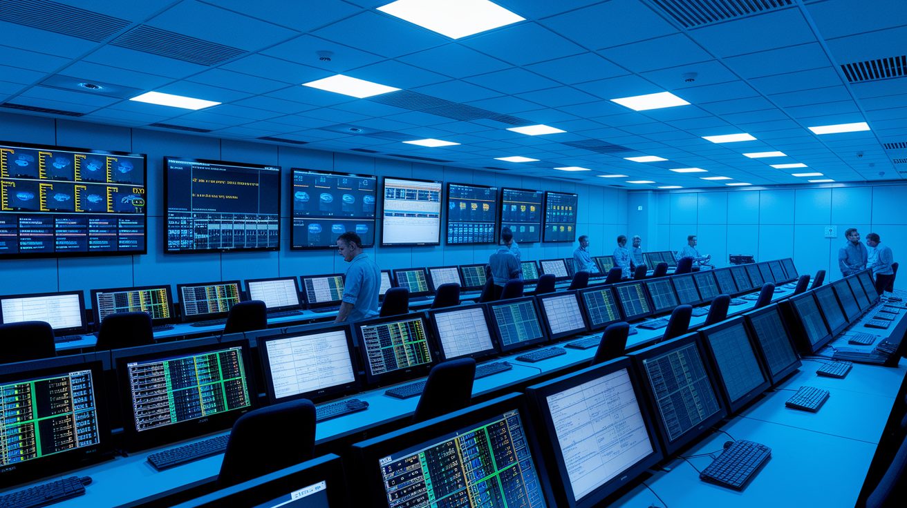 Utility control room
